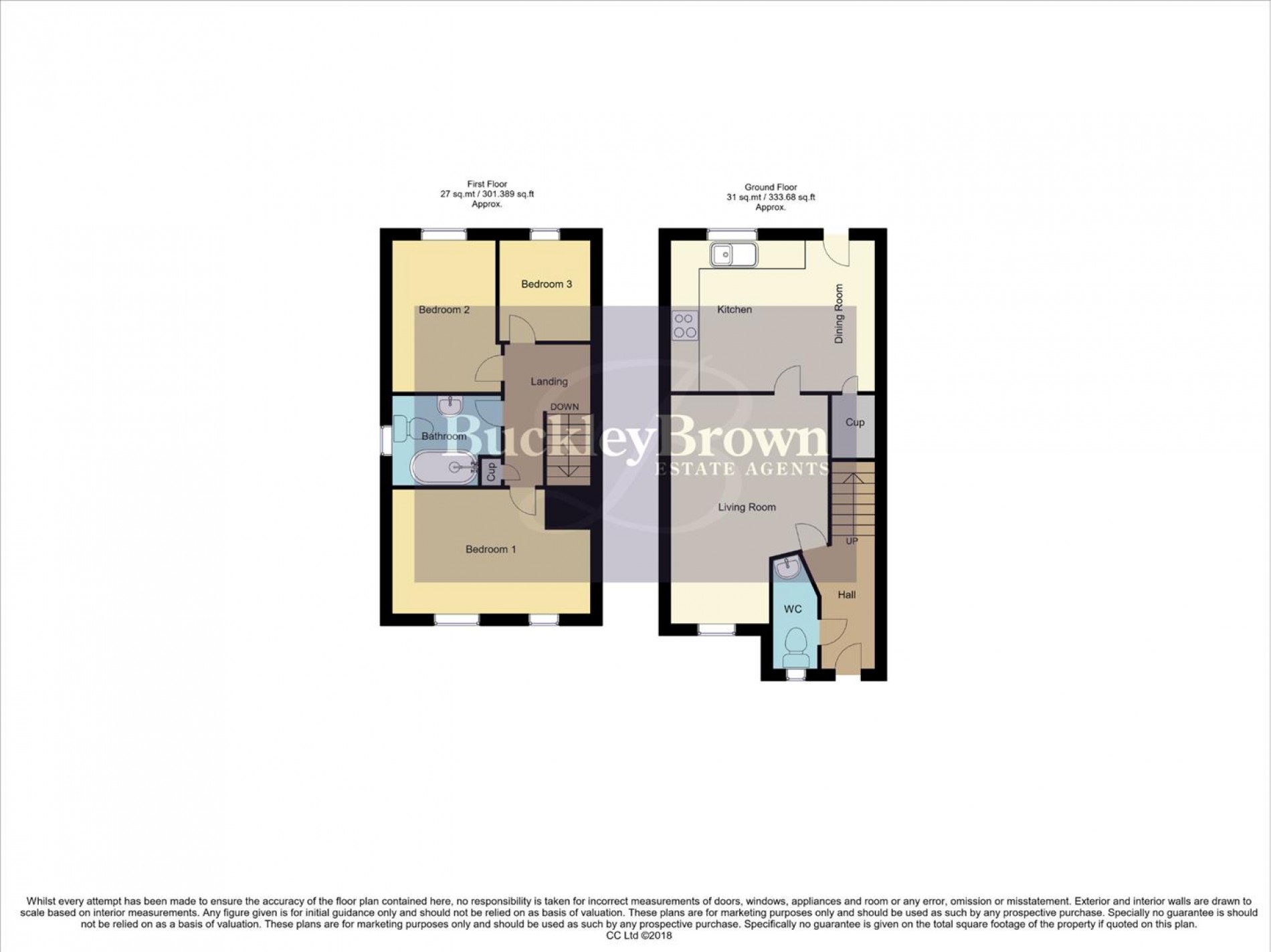 Floorplan for Milford Crescent, Mansfield