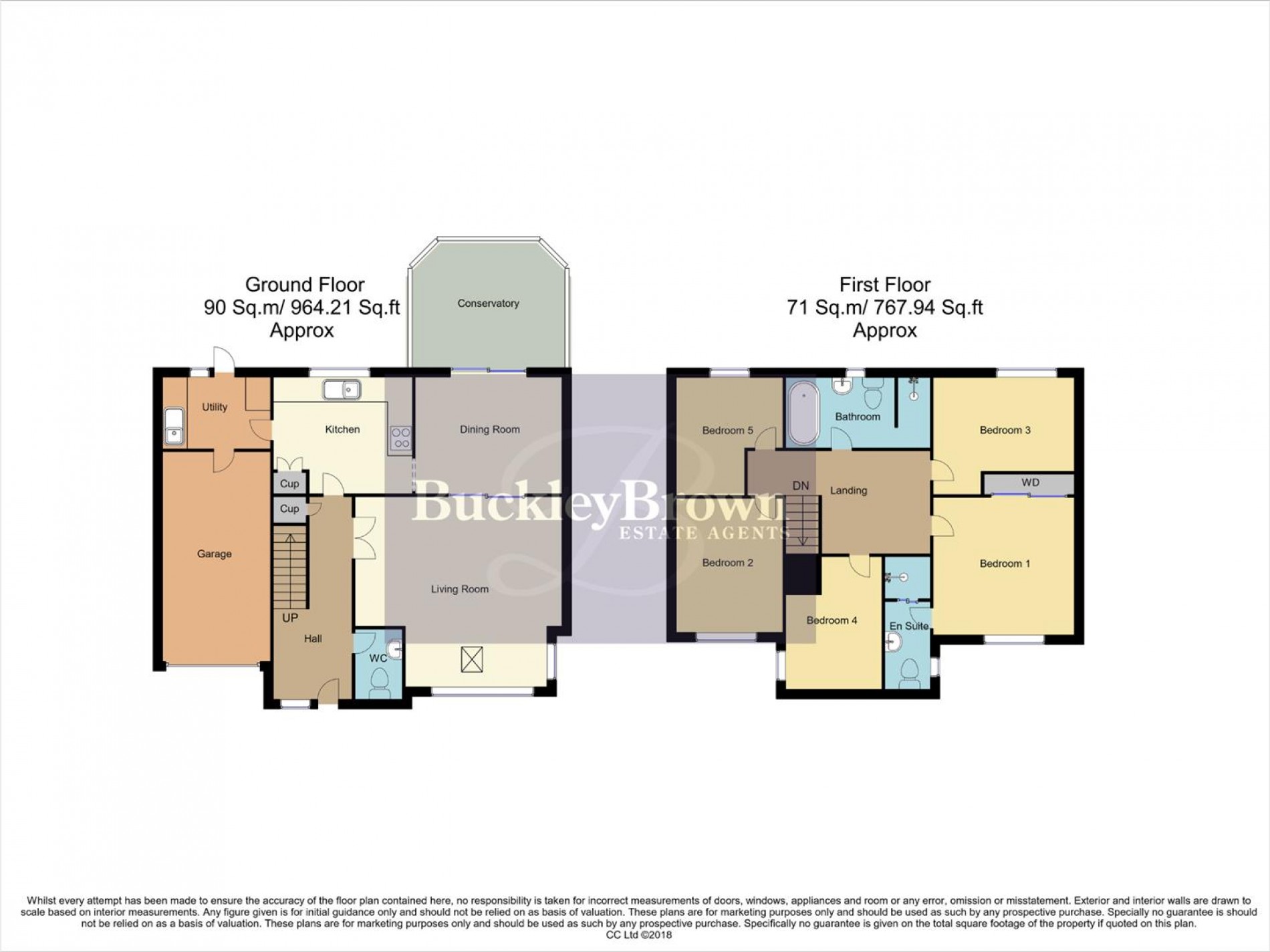 Floorplan for Lansbury Avenue, Pilsley, Chesterfield