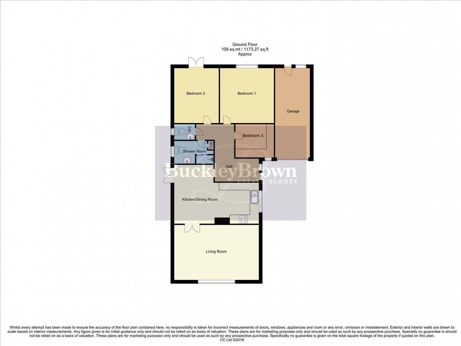 Floorplan for Southwell Road West, Mansfield