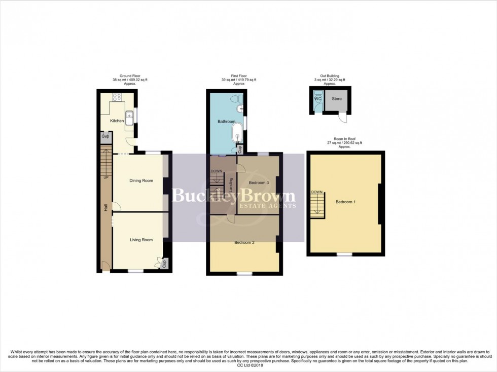 Floorplan for Vale Road, Mansfield Woodhouse, Mansfield