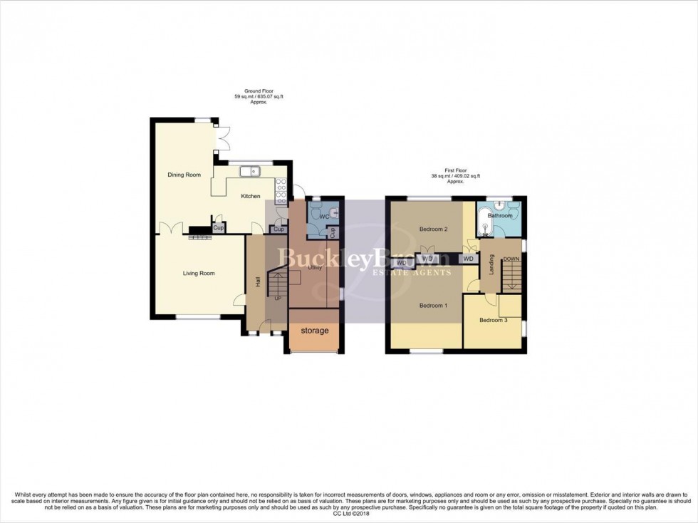 Floorplan for St. Peters Avenue, Church Warsop, Mansfield