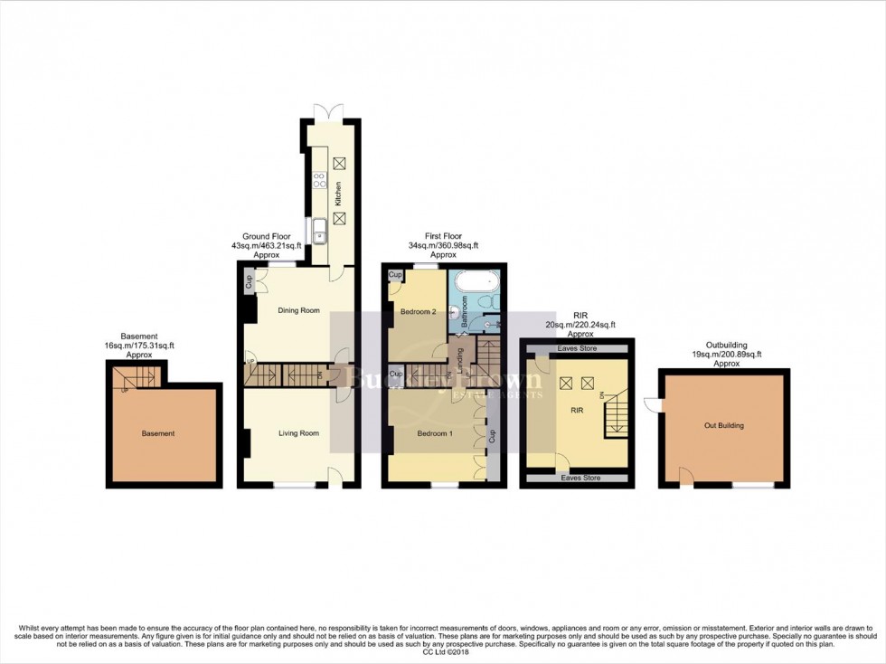 Floorplan for Pleasley Road, Skegby, Sutton-In-Ashfield