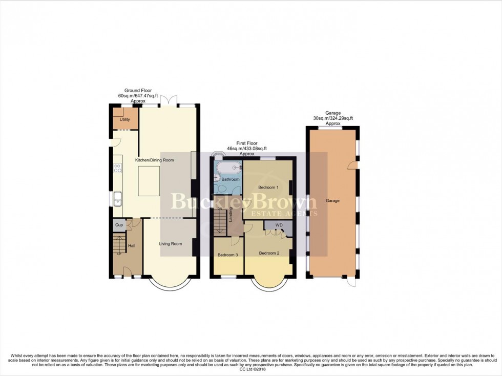 Floorplan for Warsop Lane, Rainworth, Mansfield