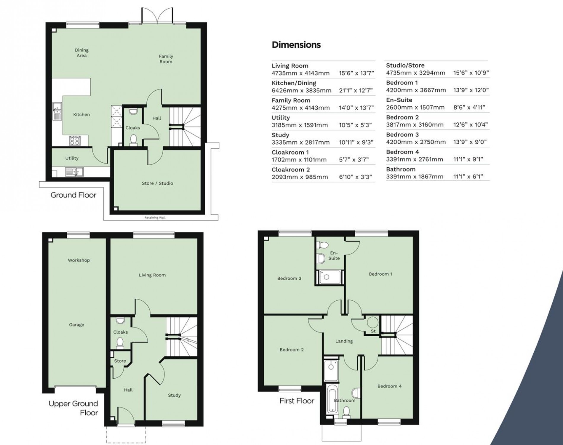 Floorplan for High Oakham Hill, Mansfield