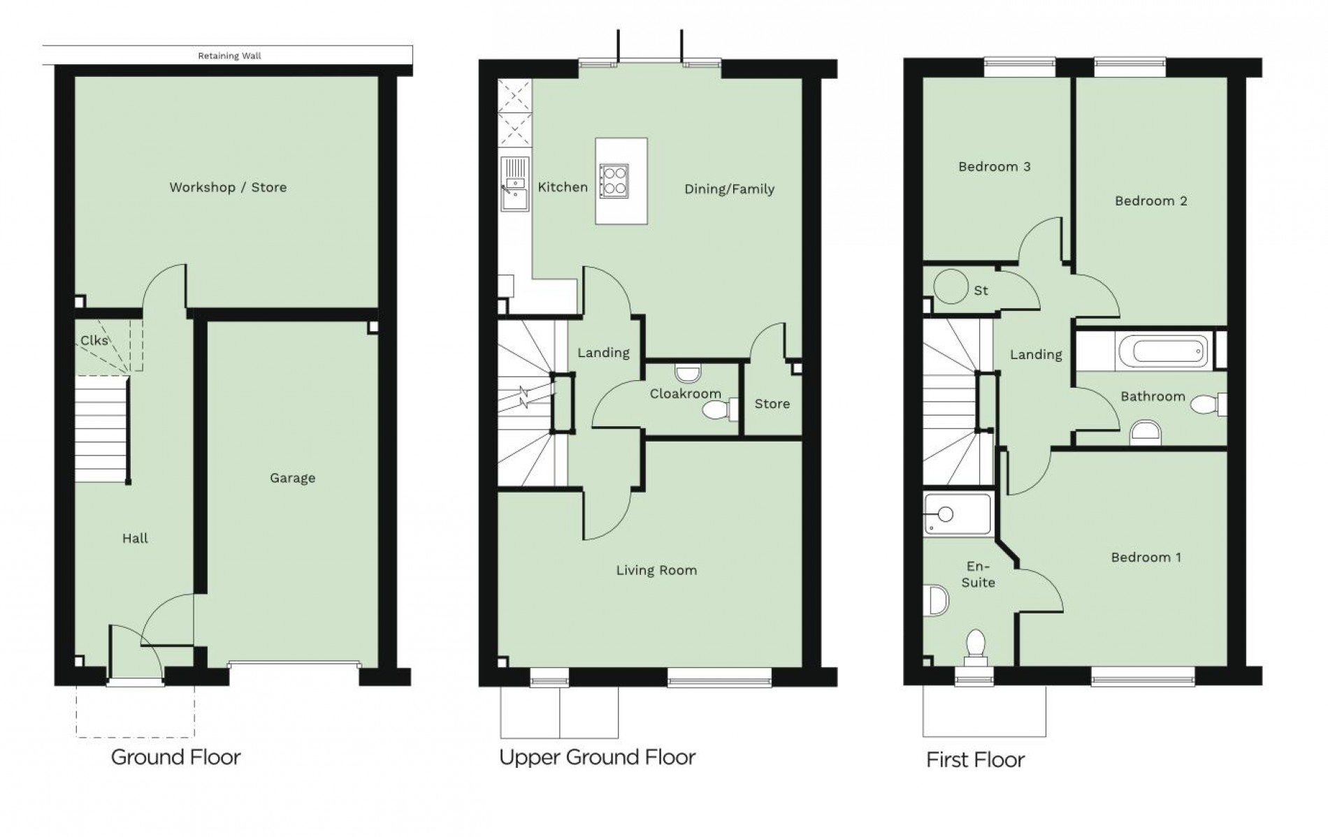 Floorplan for High Oakham Hill, Mansfield