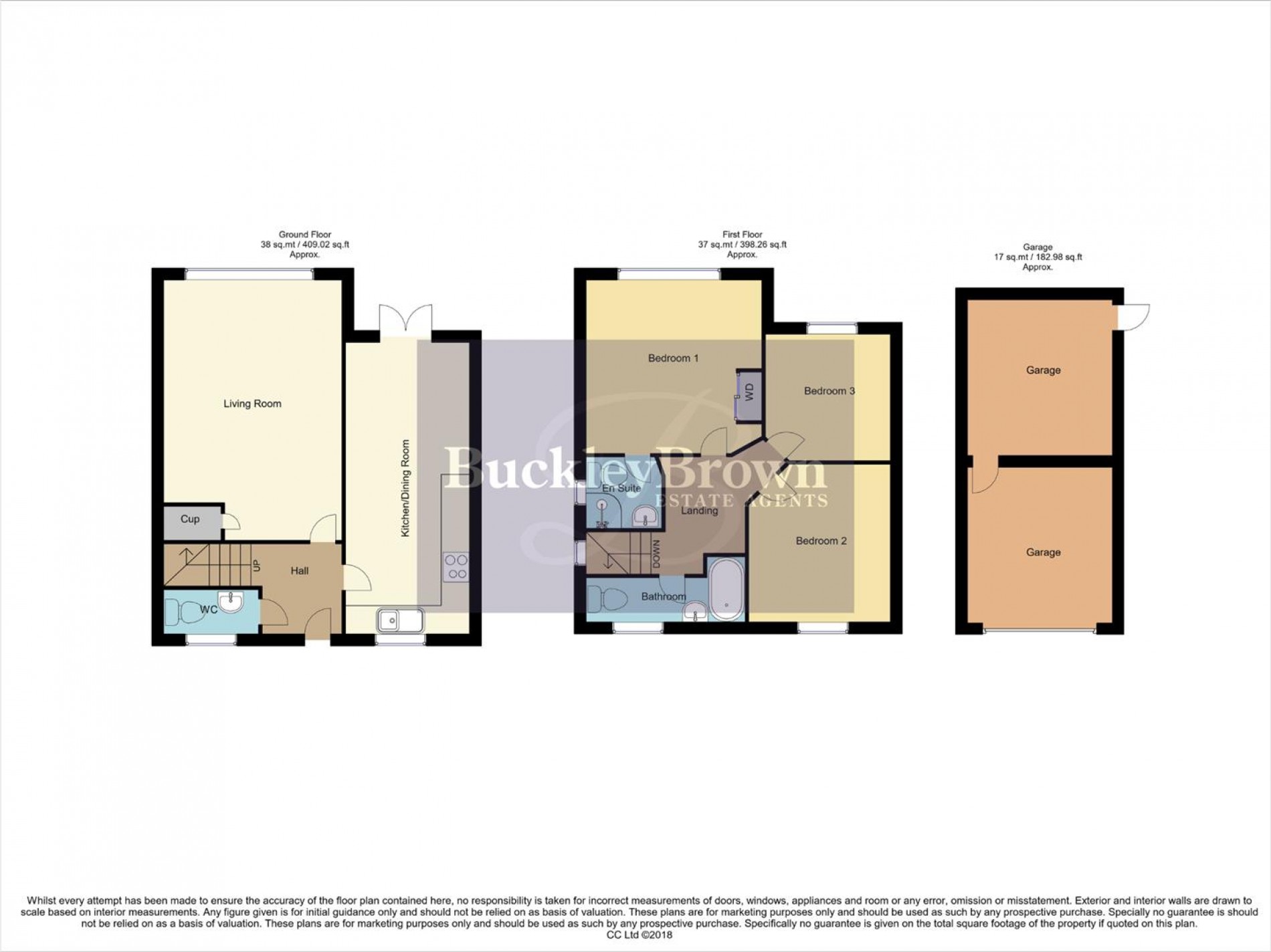 Floorplan for Kestrel Close, Tibshelf, Alfreton