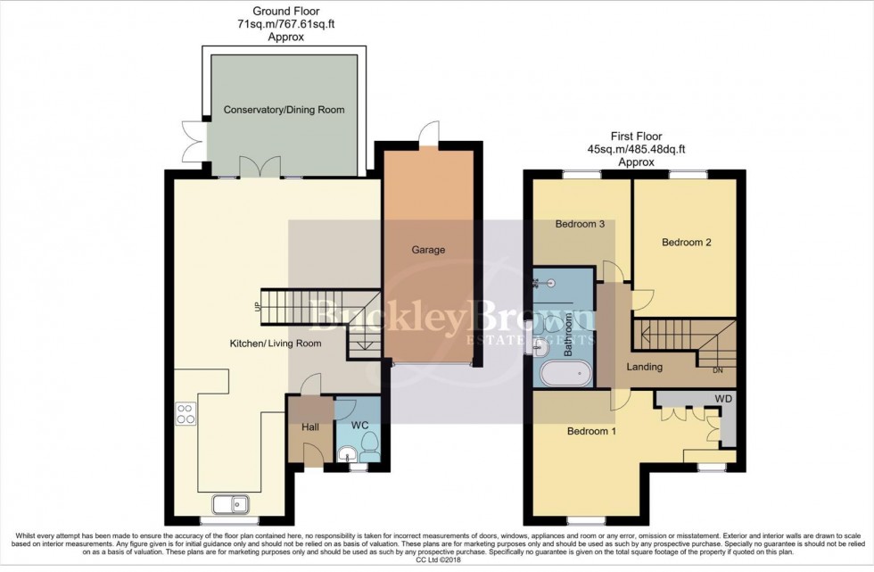 Floorplan for Greendale Close, Warsop, Mansfield