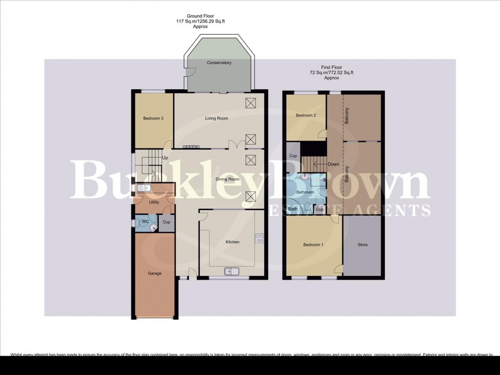 Floorplan for The Close, Rainworth, Mansfield