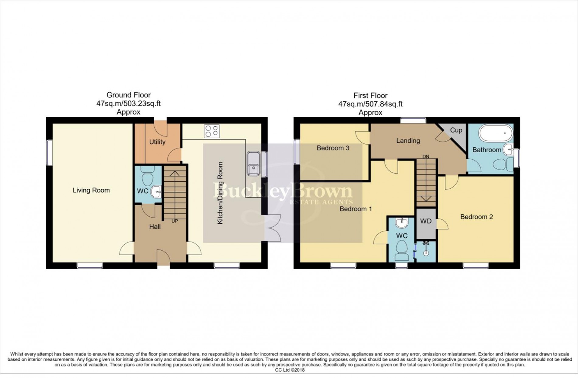 Floorplan for Aspire Way, Inkersall