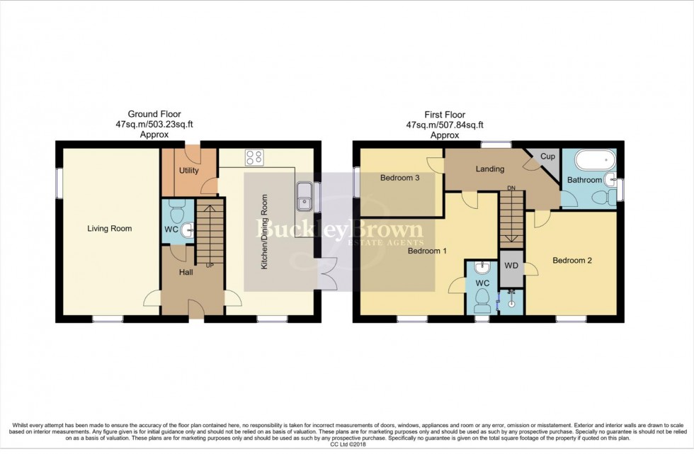 Floorplan for Aspire Way, Inkersall