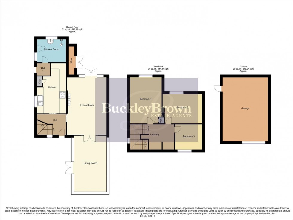 Floorplan for Newlands Drive, Forest Town, Mansfield