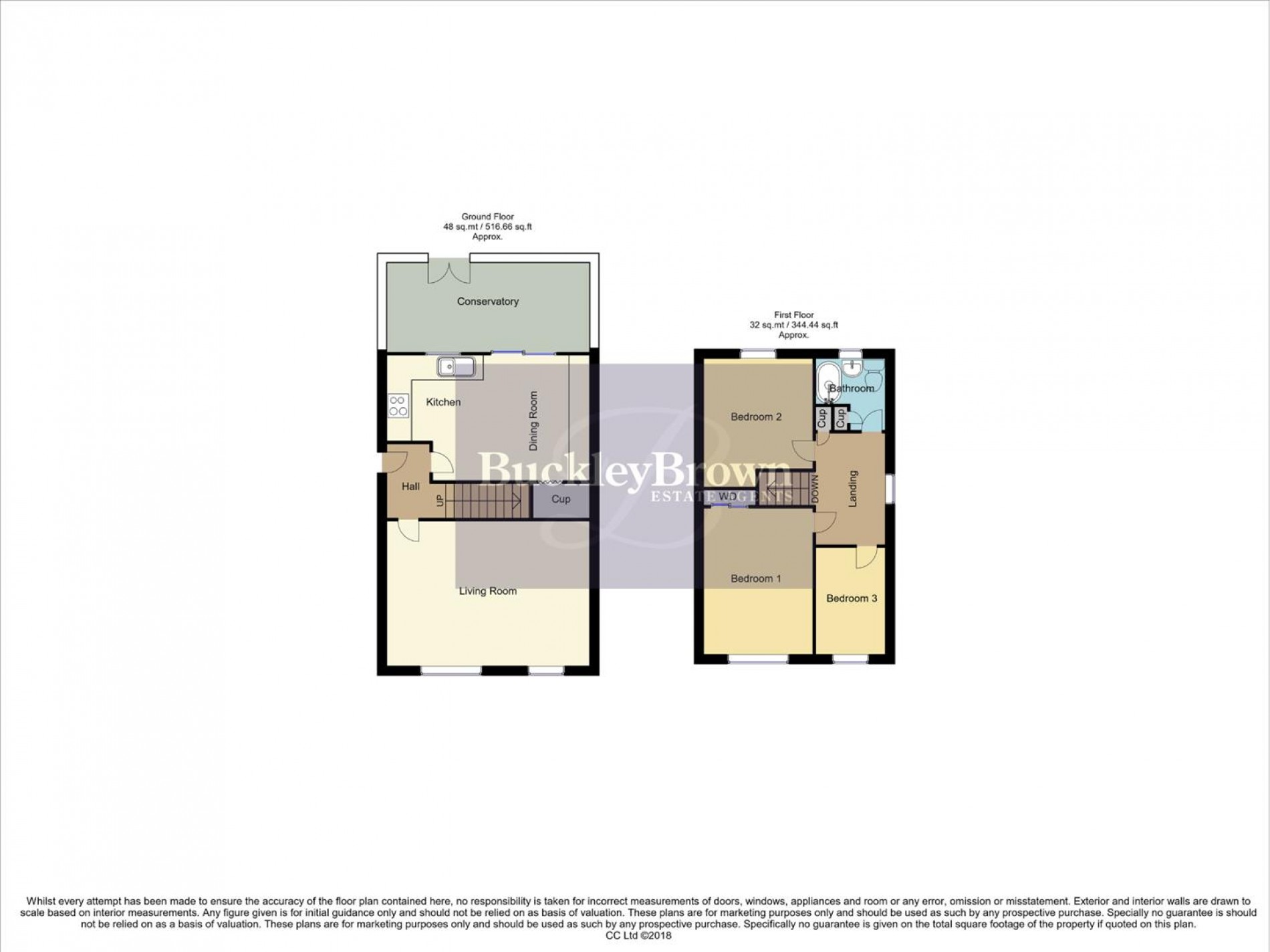 Floorplan for Birchwood Drive, Sutton-In-Ashfield