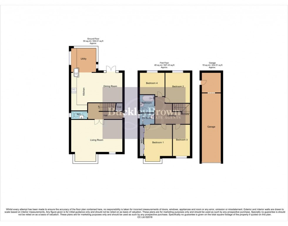 Floorplan for Kingsley Avenue, Mansfield Woodhouse, Mansfield