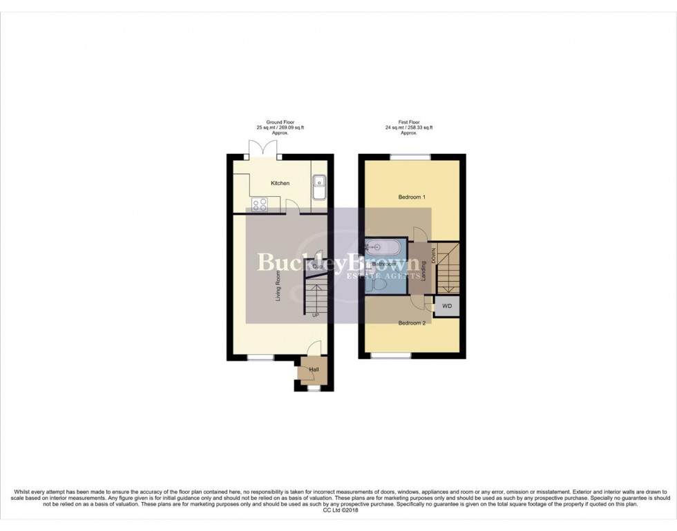Floorplan for Orchid Way, Shirebrook, Mansfield