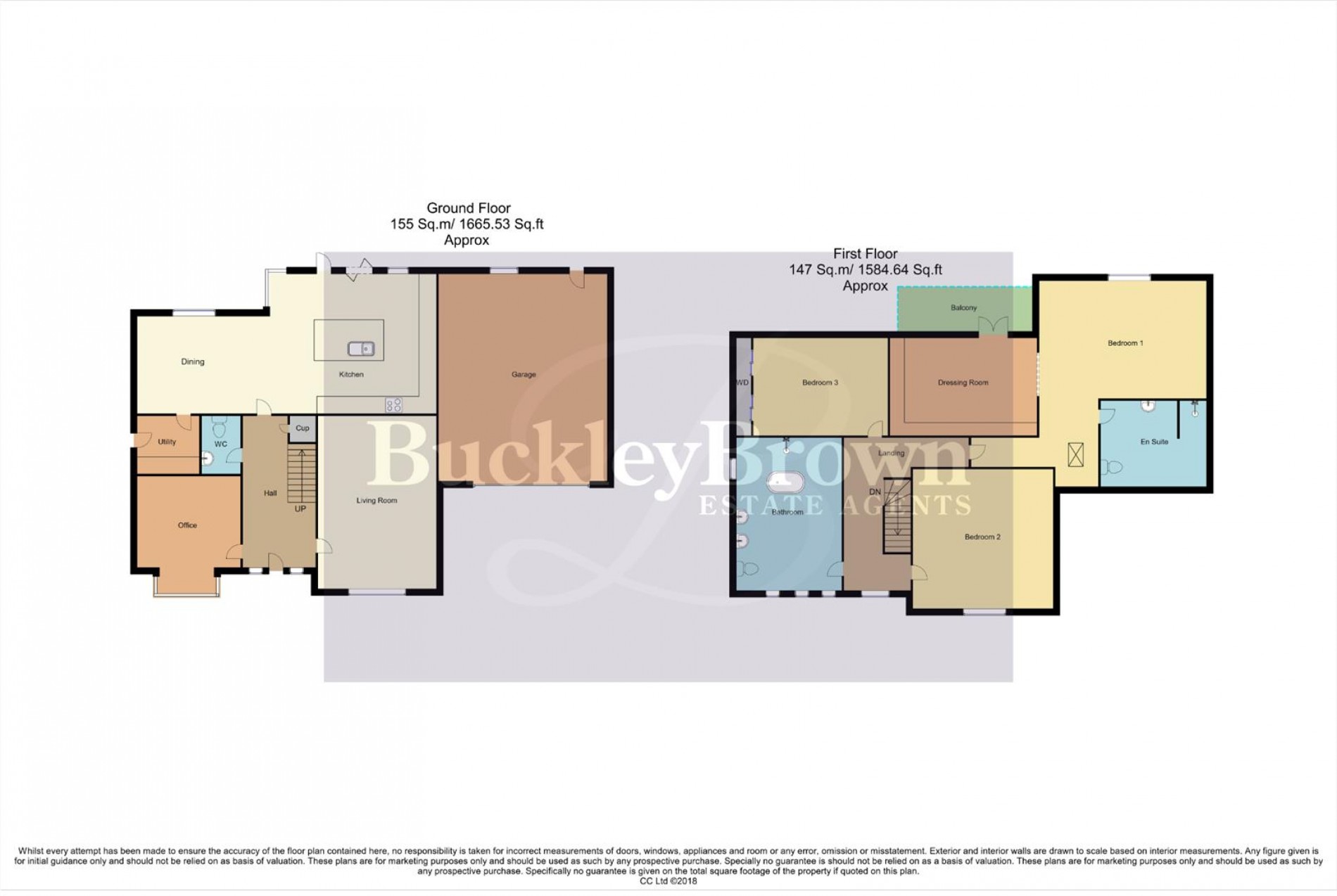 Floorplan for Bloomsbury Gardens, Mansfield