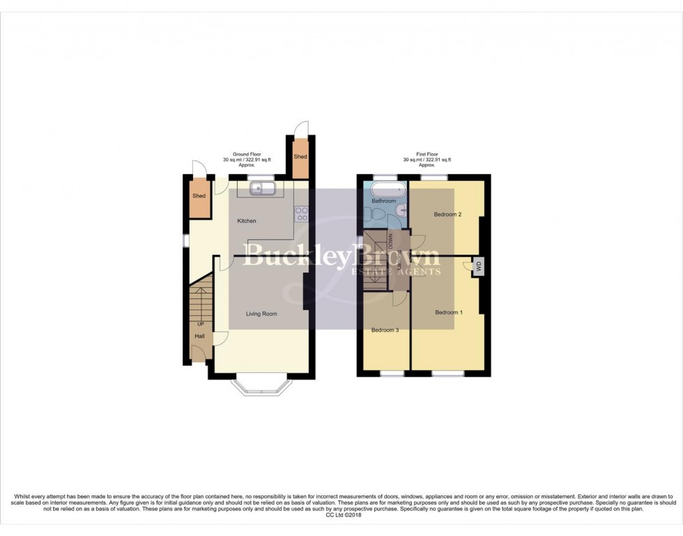 Floorplan for Somersall Street, Mansfield