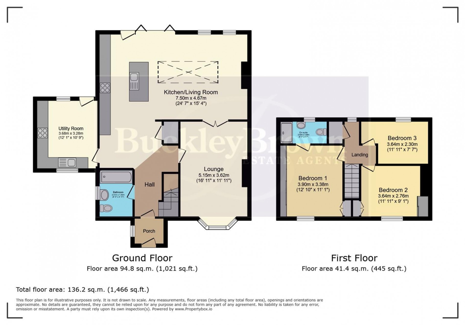 Floorplan for Alexander Road, Farnsfield, Newark