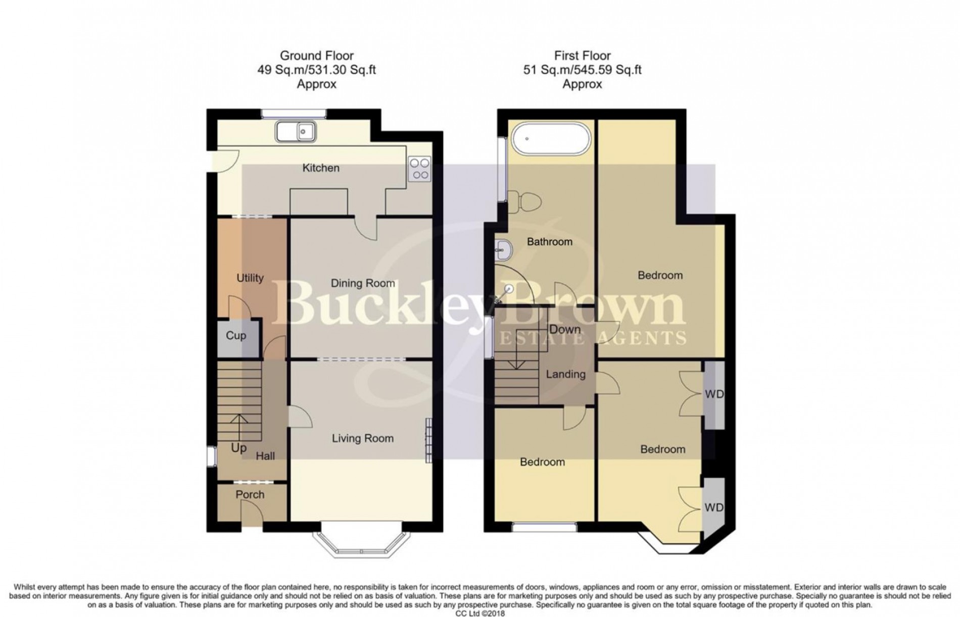 Floorplan for Sutton Road, Mansfield