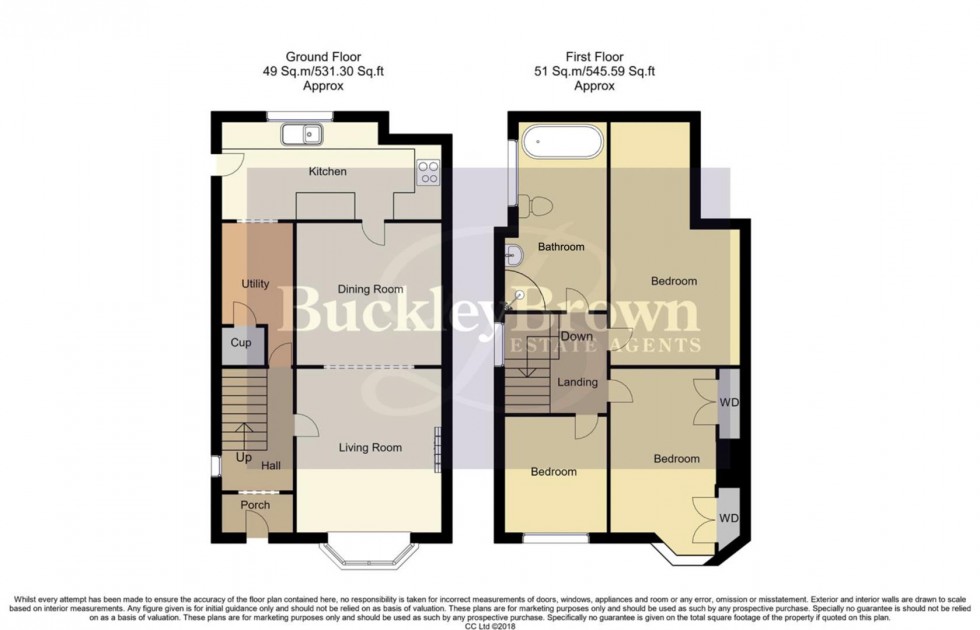 Floorplan for Sutton Road, Mansfield