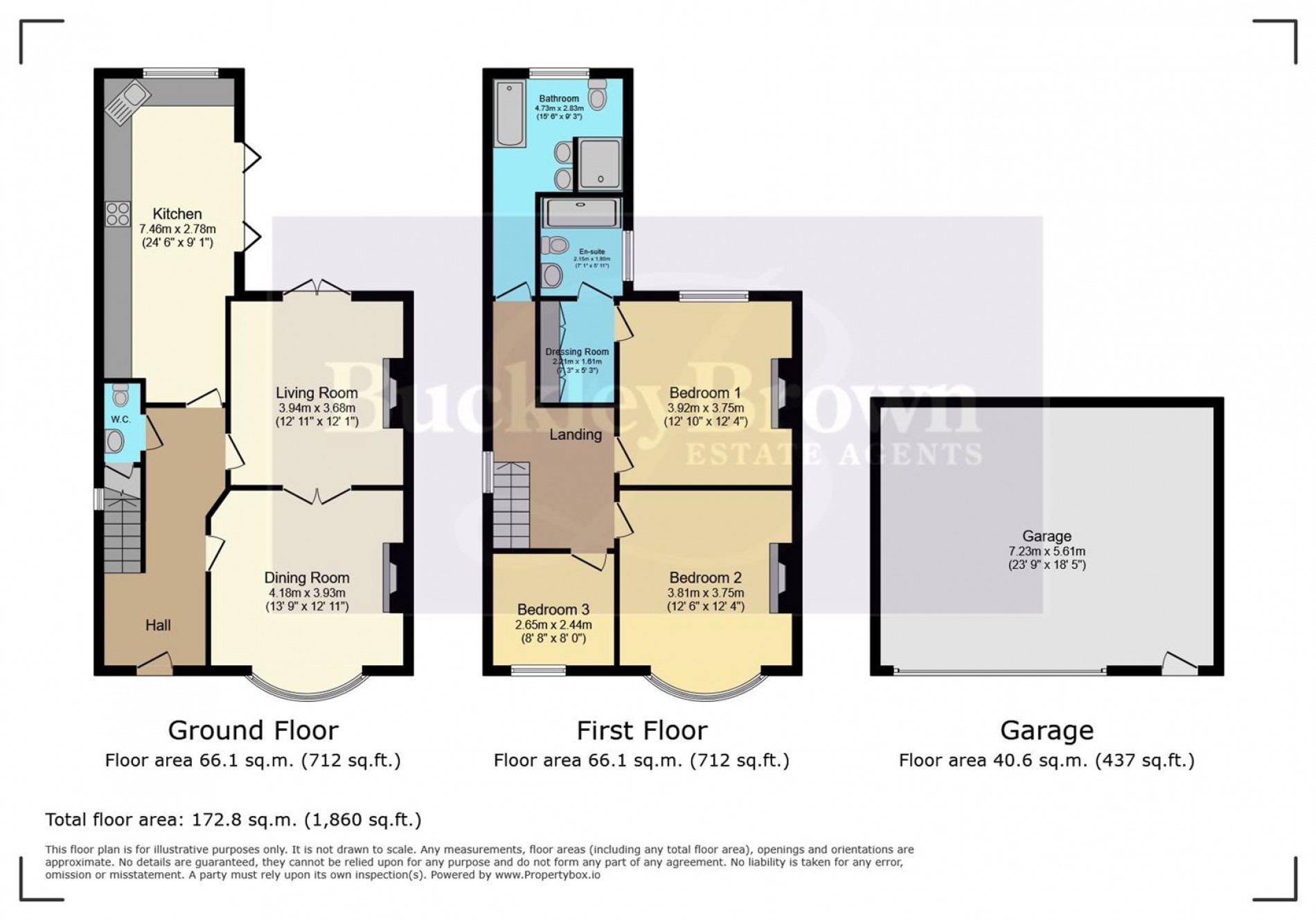 Floorplan for Malvern Road, Chesterfield