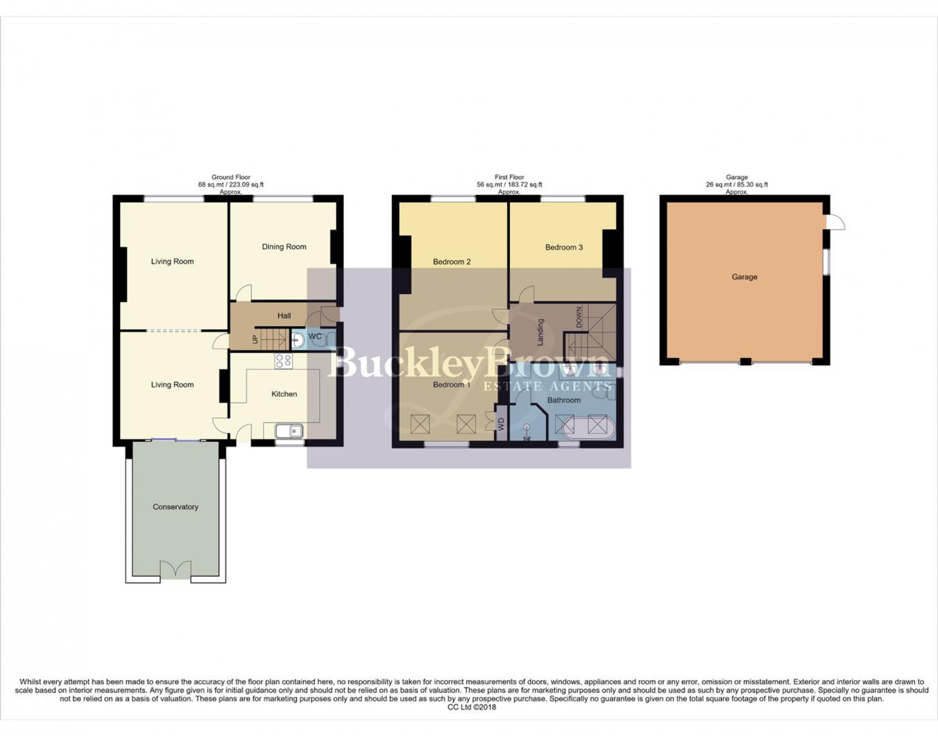 Floorplan for Southwell Road East, Rainworth, Mansfield