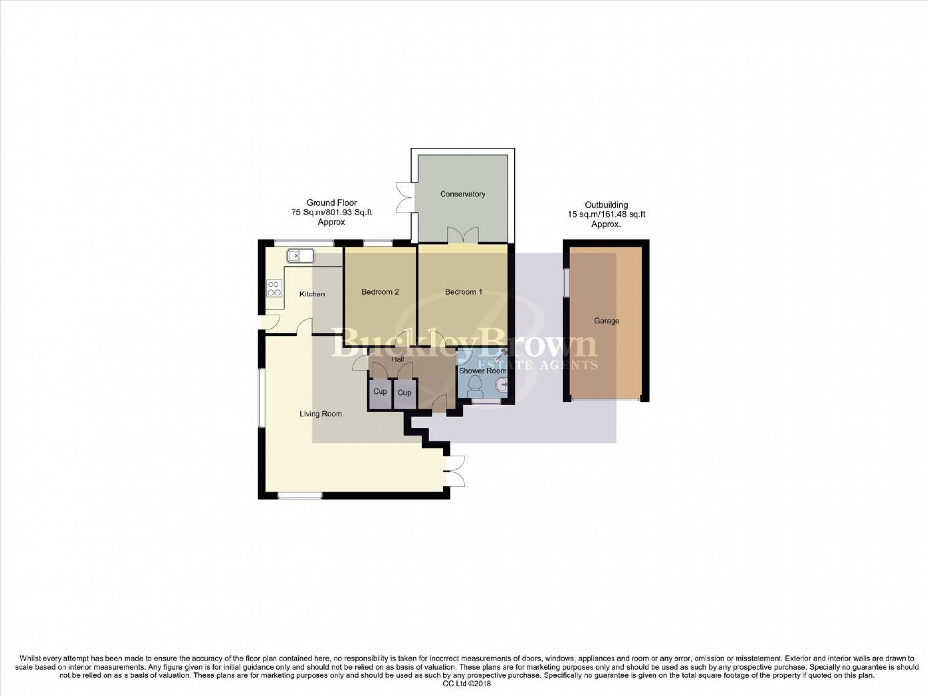 Floorplan for Portland Court Mews, Mansfield Woodhouse, Mansfield