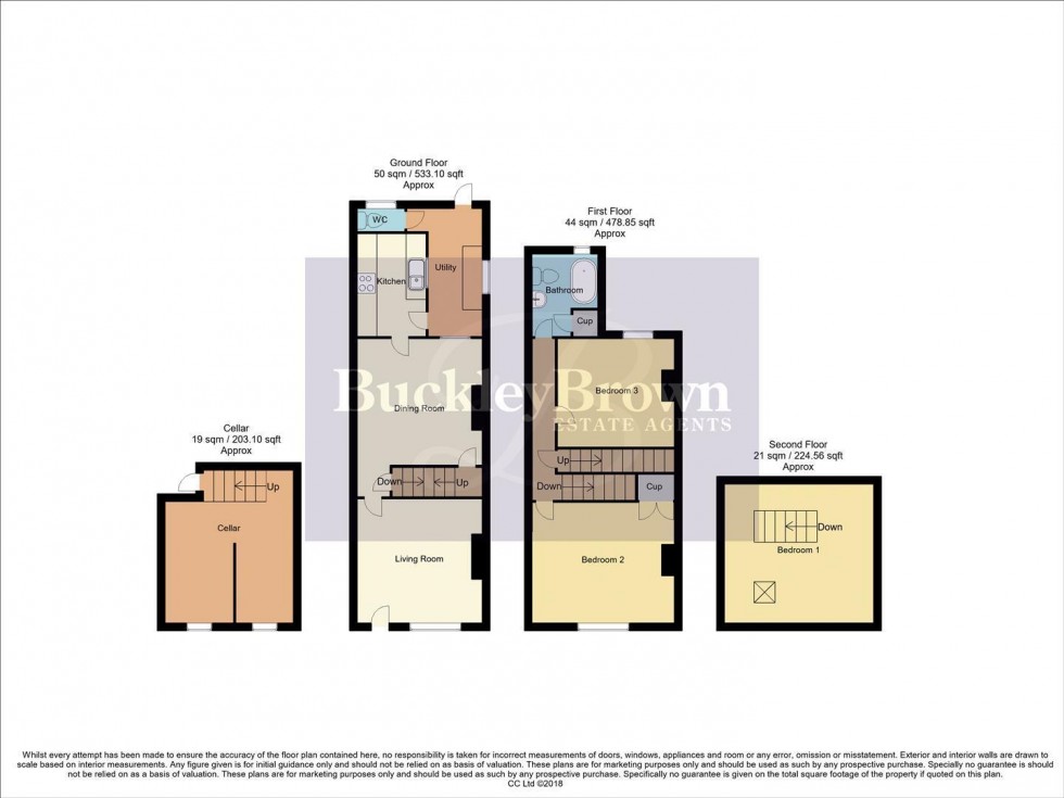 Floorplan for Goldsmith Street, Mansfield