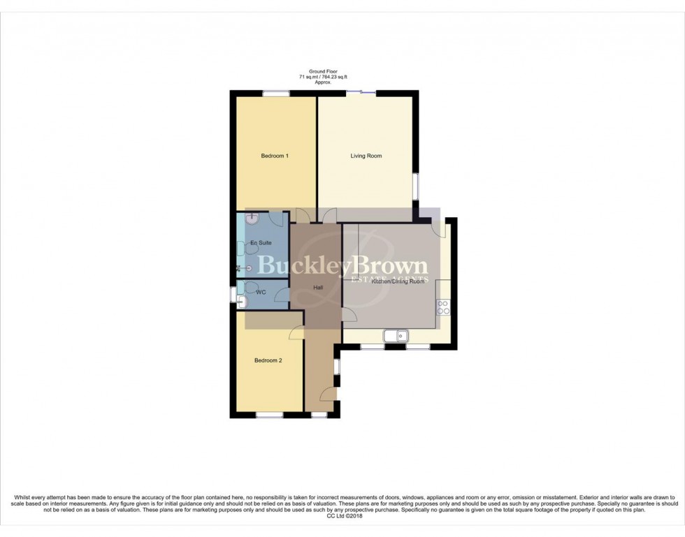 Floorplan for Cottage Close, Blidworth, Mansfield