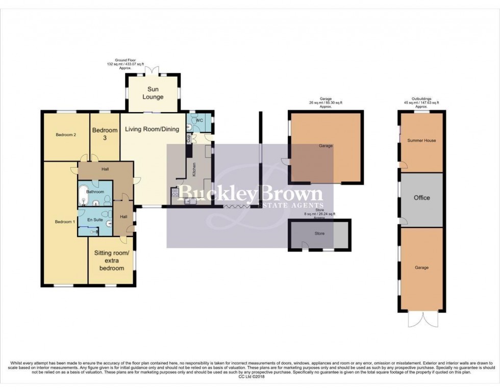 Floorplan for Mansfield Road, Skegby, Sutton-In-Ashfield