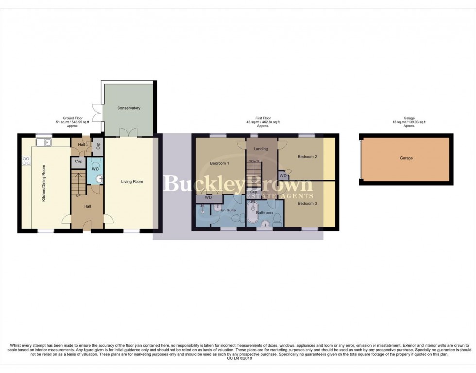Floorplan for The Hedgerows, Rainworth, Mansfield