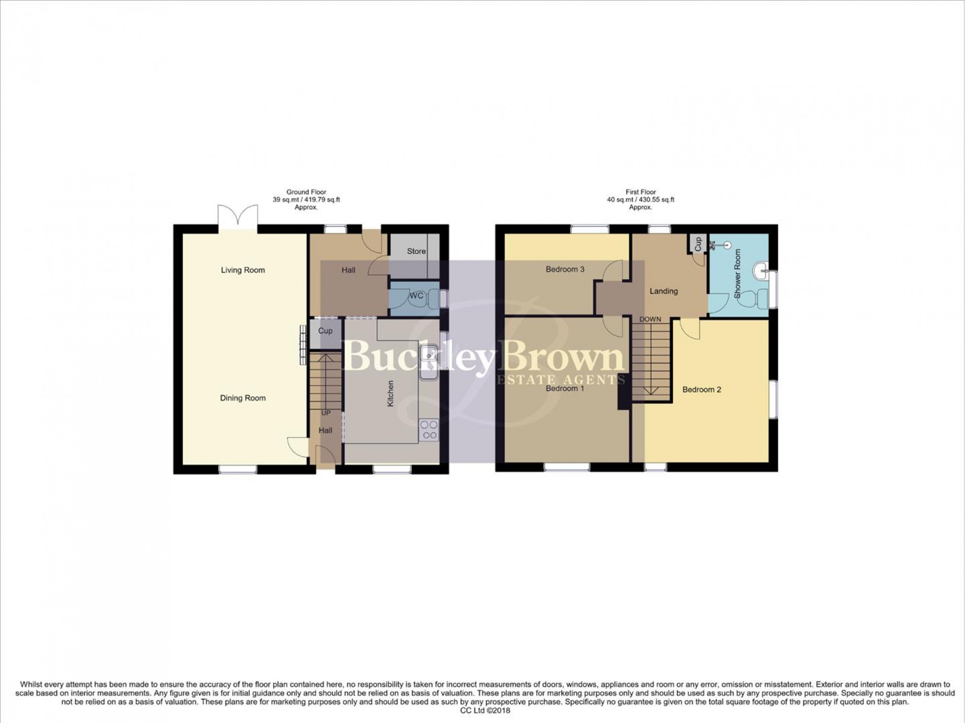 Floorplan for Carsic Road, Sutton-In-Ashfield