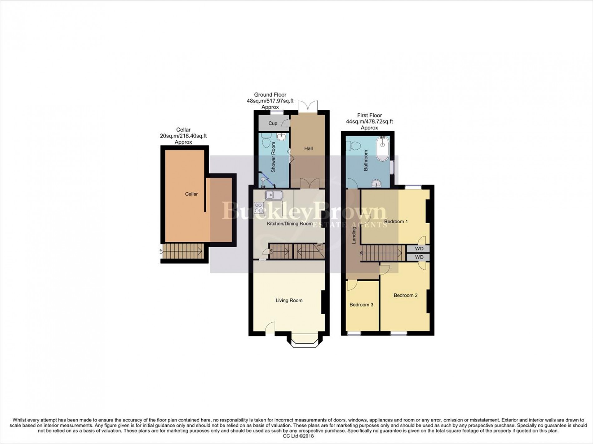 Floorplan for Nottingham Road, Mansfield