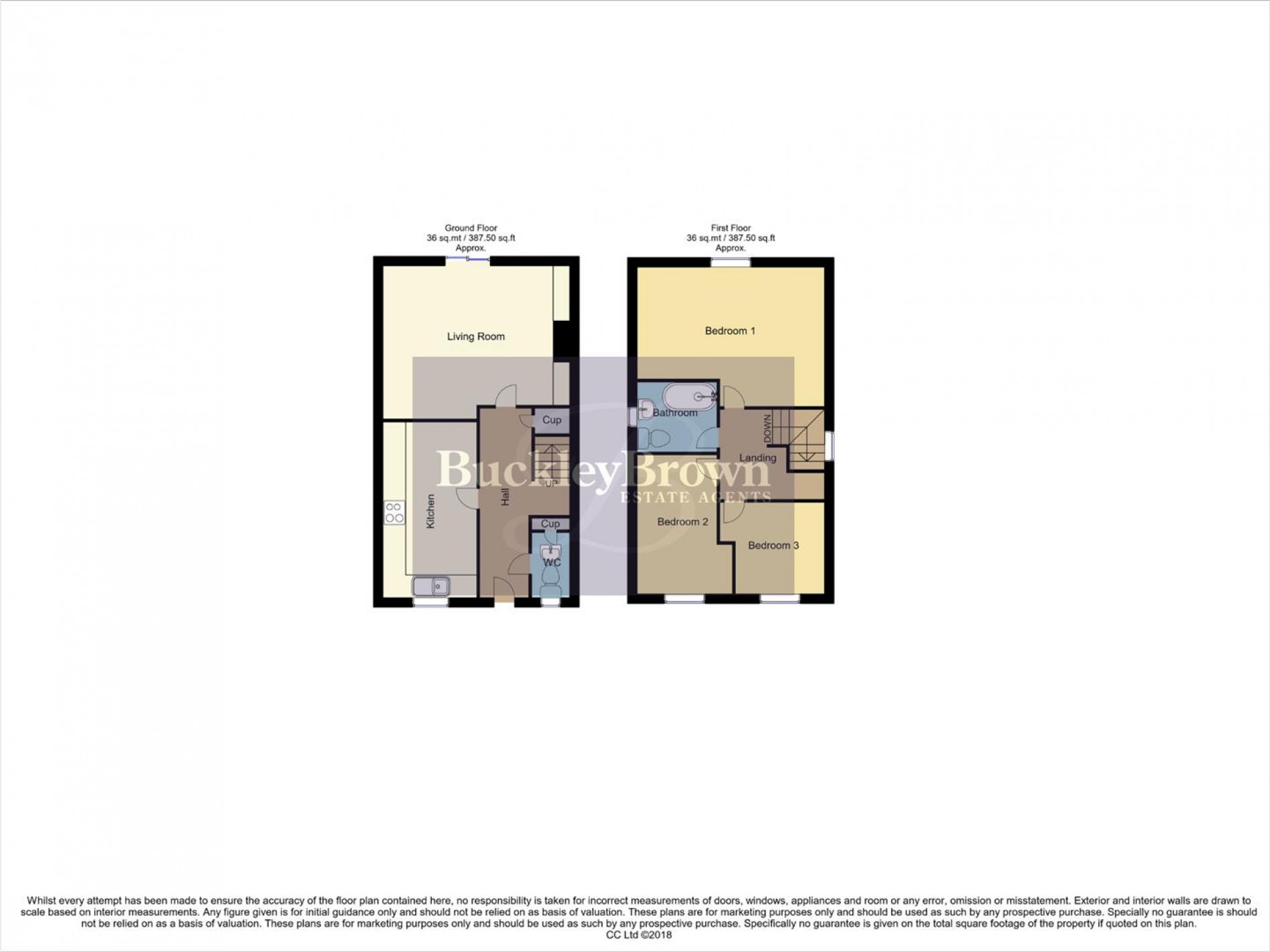 Floorplan for Rosewood Drive, Kirkby-In-Ashfield, Nottingham