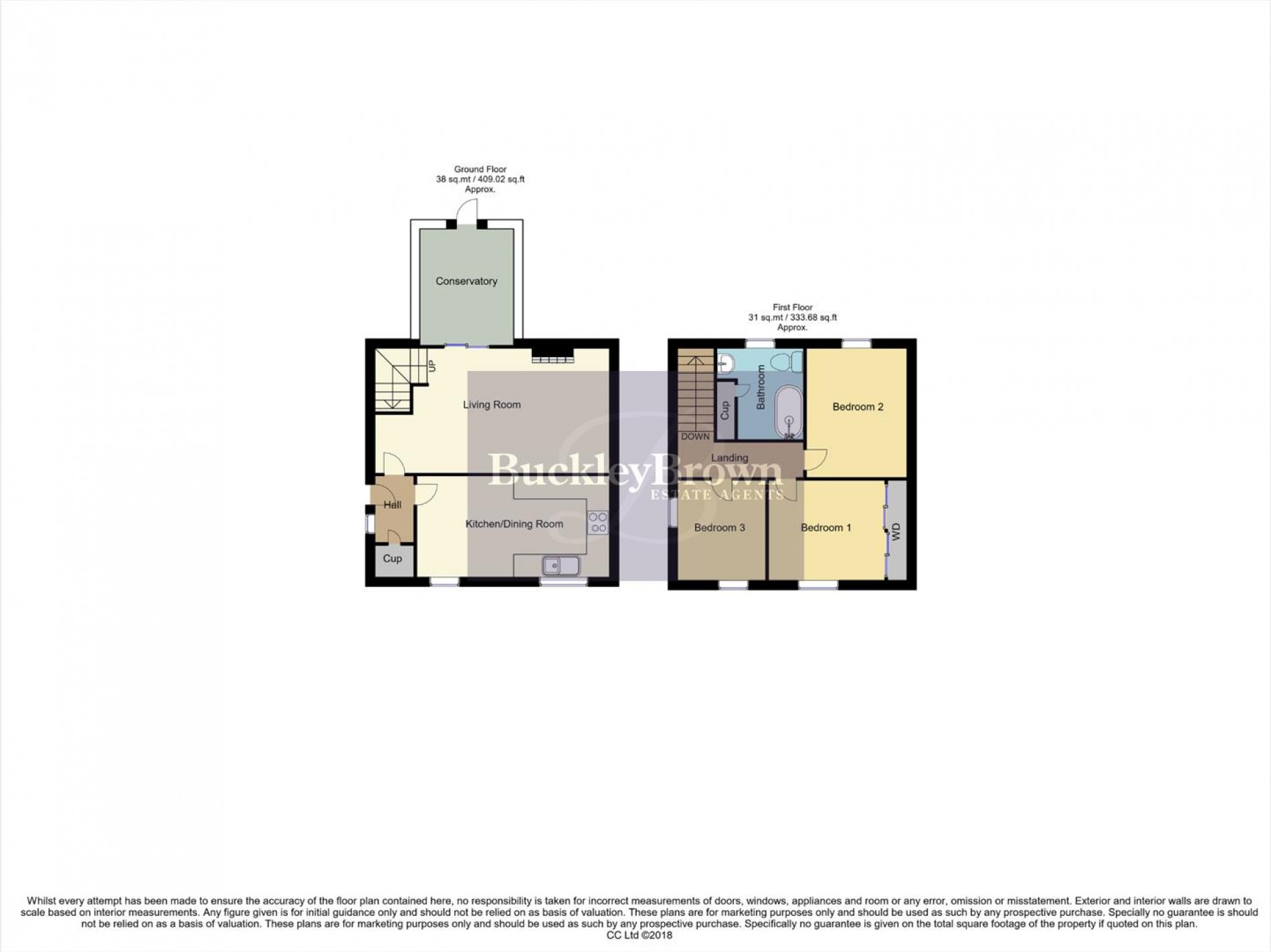 Floorplan for Greendale Close, Warsop, Mansfield