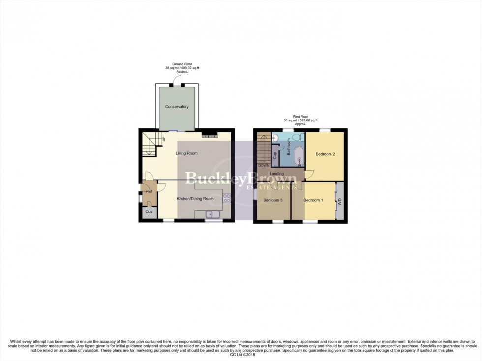 Floorplan for Greendale Close, Warsop, Mansfield