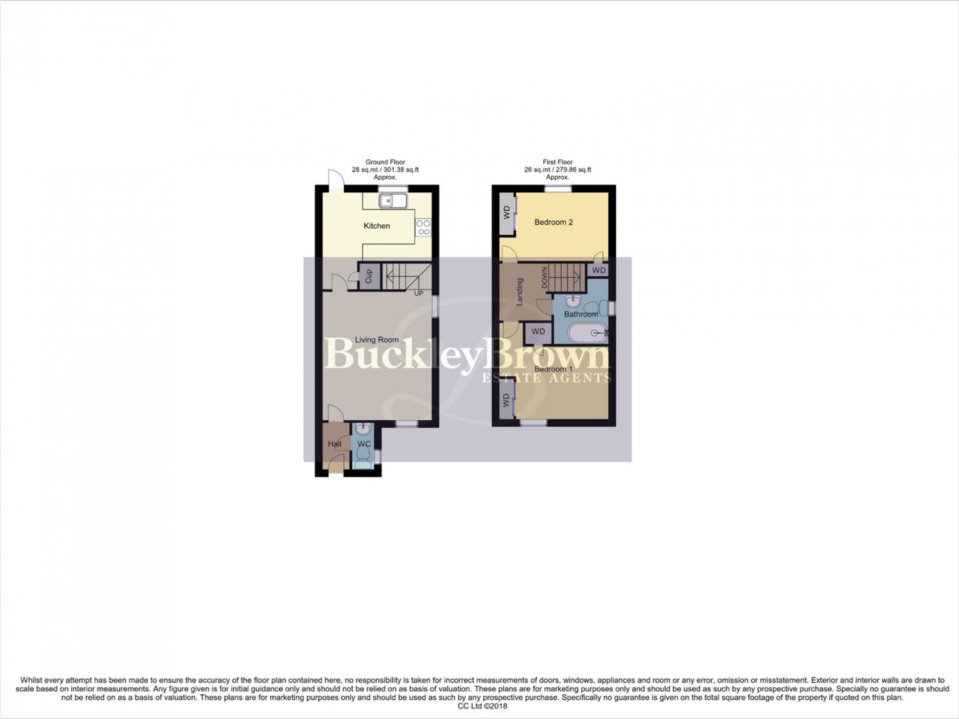 Floorplan for Pastures View, New Ollerton