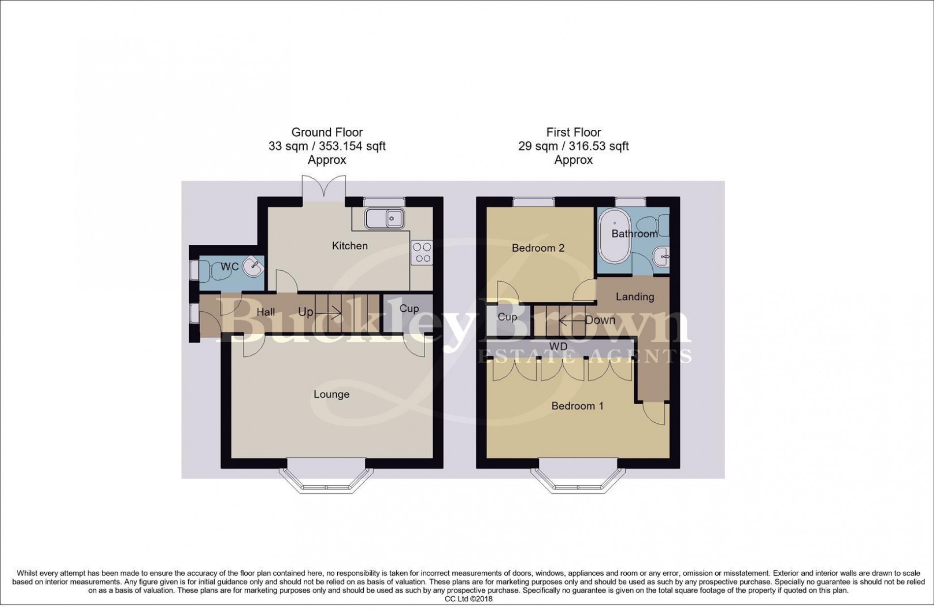 Floorplan for Occupation Lane, Edwinstowe, Mansfield