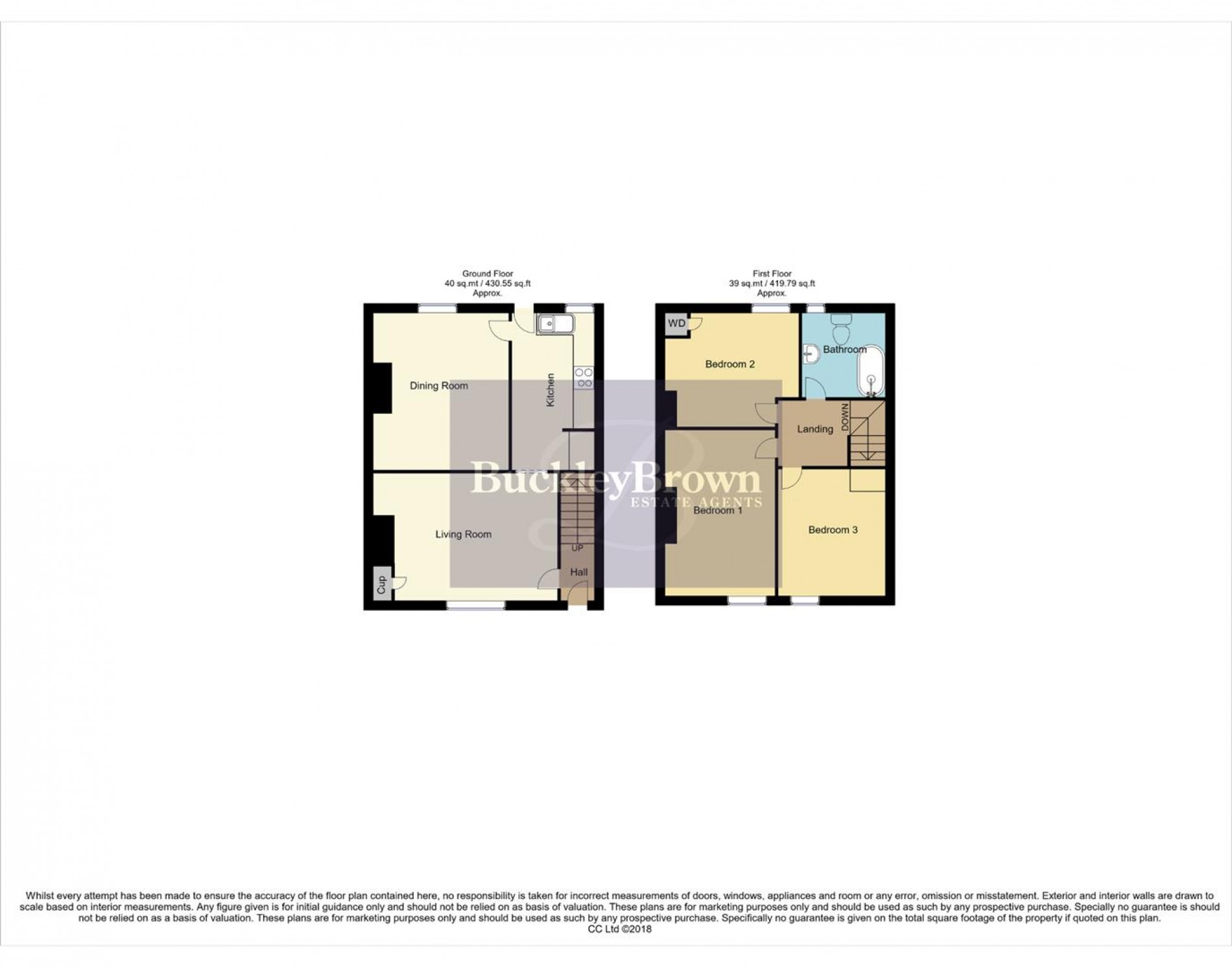 Floorplan for Second Avenue, Forest Town, Mansfield