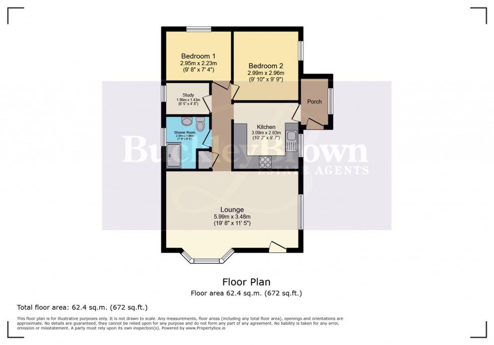 Floorplan for 82, Riverdale Park, Staveley