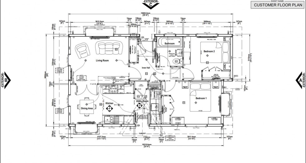 Floorplan for 74, Riverdale Park, Staveley
