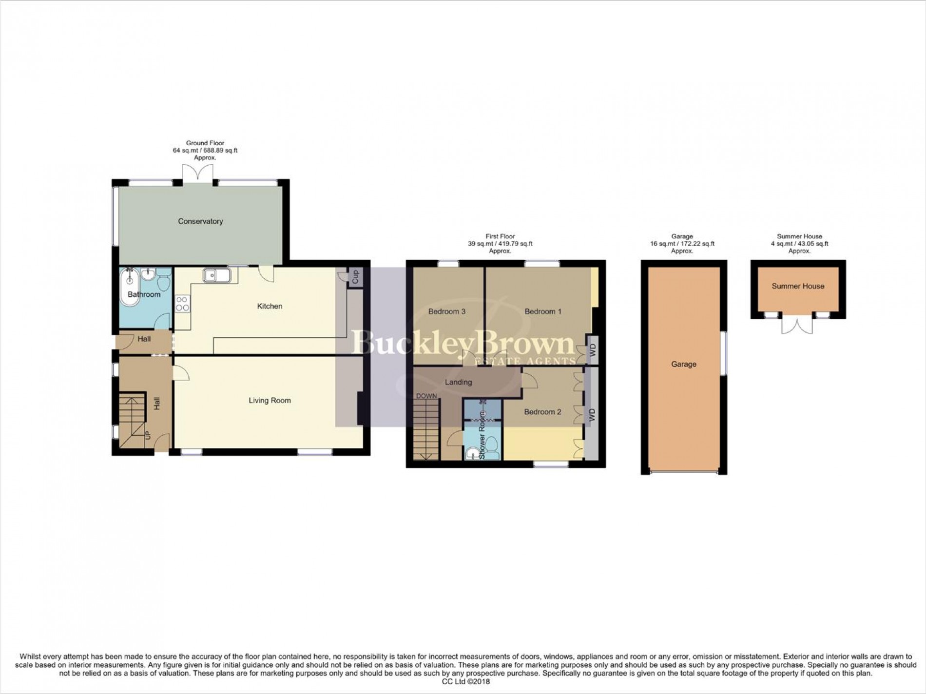 Floorplan for The Crescent, Barlborough, Chesterfield
