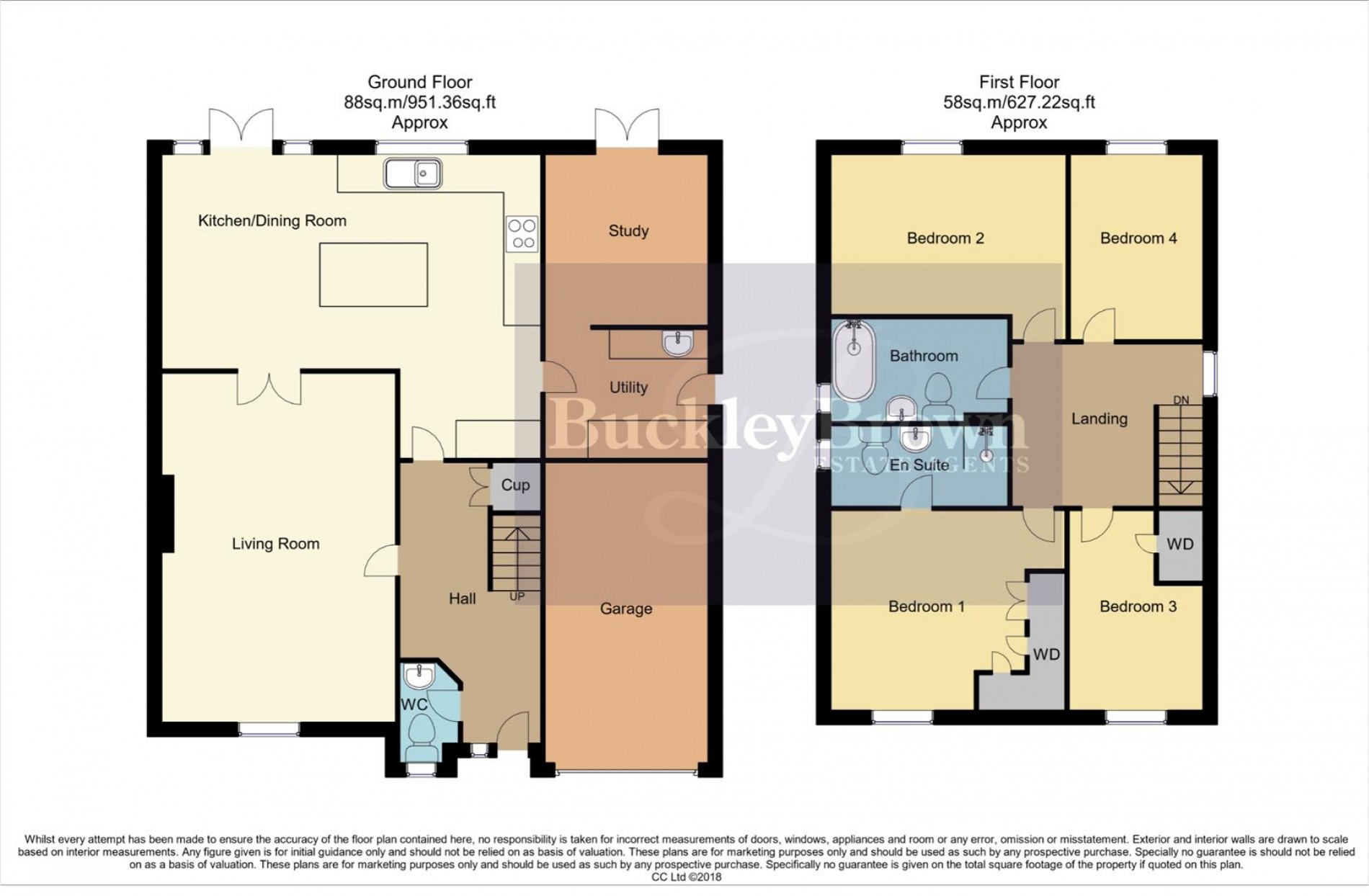 Floorplan for Chestnut Way, Tuxford, Newark