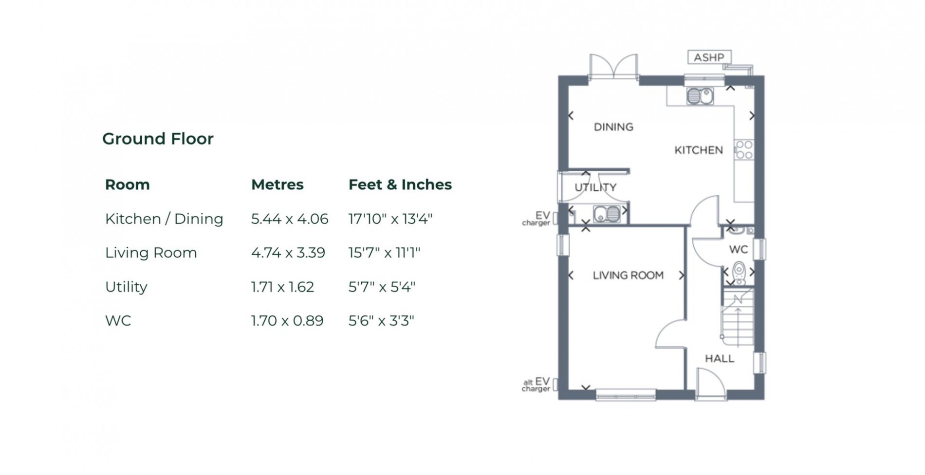 Floorplan for Erin Court, The Grove, Poolsbrook