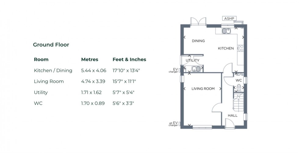 Floorplan for Erin Court, The Grove, Poolsbrook