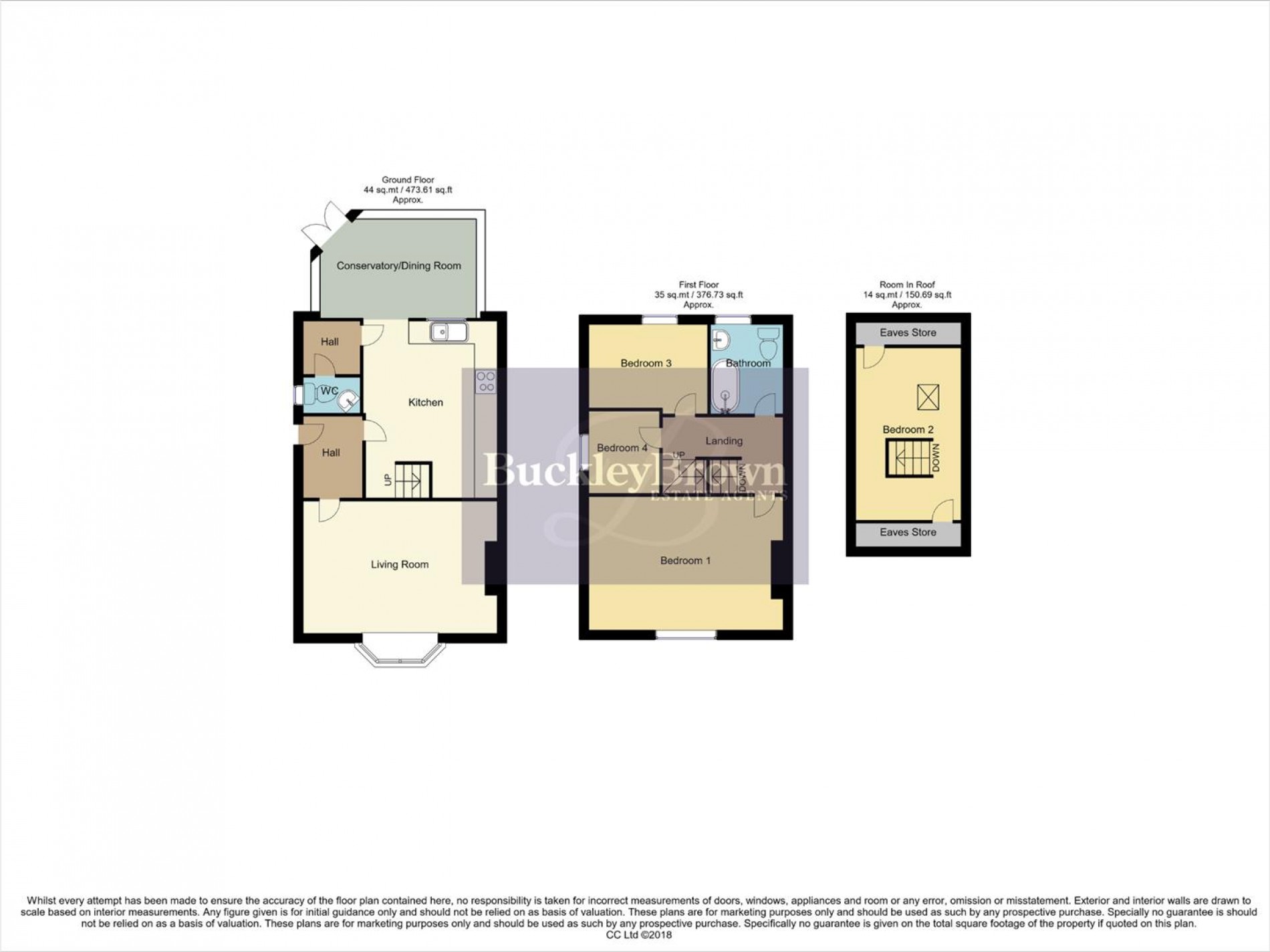 Floorplan for Main Street, Papplewick, Nottingham
