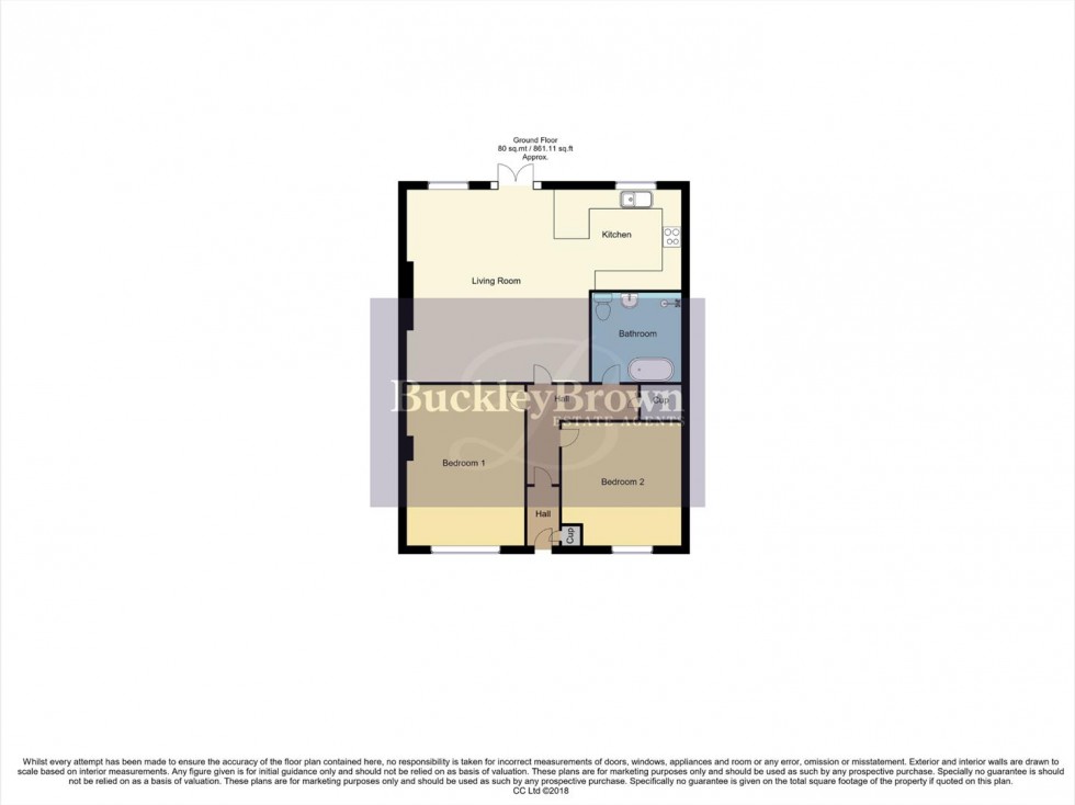 Floorplan for Redgate Street, Pinxton, Nottingham