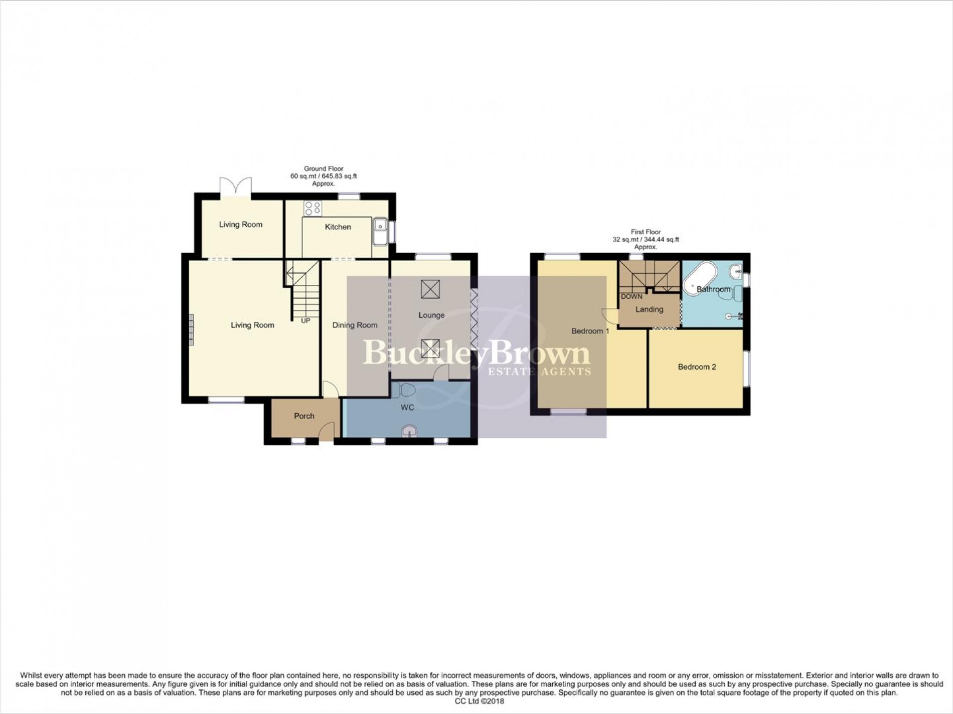 Floorplan for Sandy Lane, Ravenshead, Nottingham